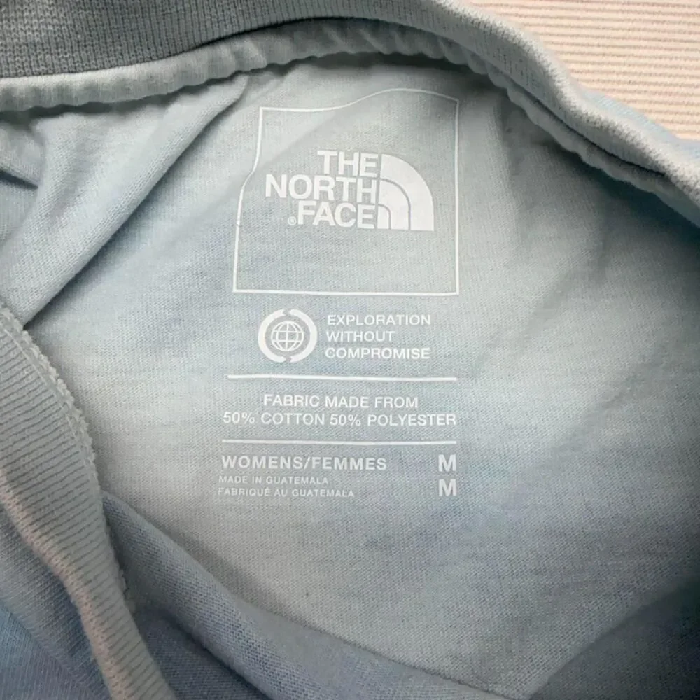 The-north-face Men's Blue and White T-shirt